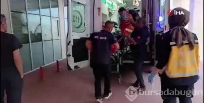 Bursa'da tadilat yaparken elektrik akımına kapılan çift, ağır yaralandı
