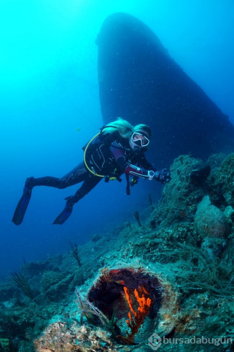 Bodrum Yassıada çevresindeki arkeolojik su altı çalışmaları görüntülendi