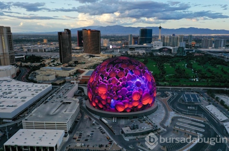 Las Vegas'ta dünyanın en büyük LED küresi MSG Sphere