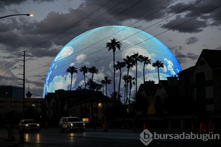 Las Vegas'ta dünyanın en büyük LED küresi MSG Sphere