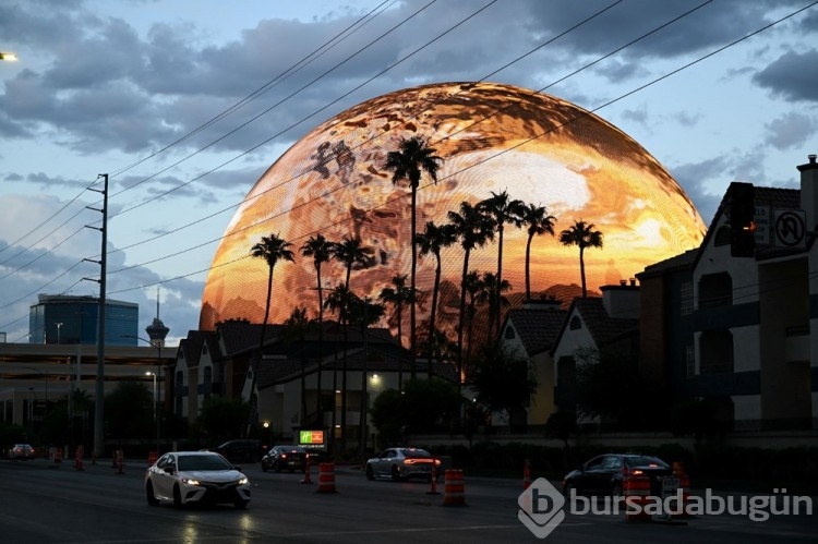 Las Vegas'ta dünyanın en büyük LED küresi MSG Sphere