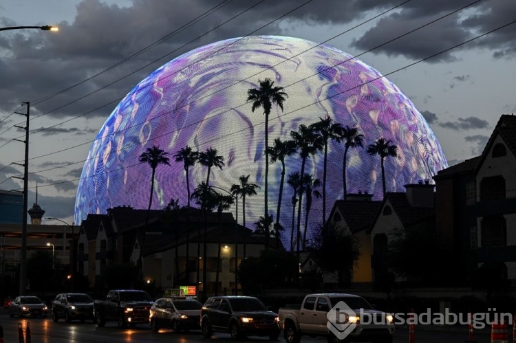 Las Vegas'ta dünyanın en büyük LED küresi MSG Sphere