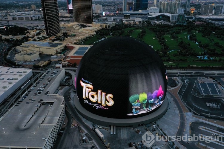 Las Vegas'ta dünyanın en büyük LED küresi MSG Sphere
