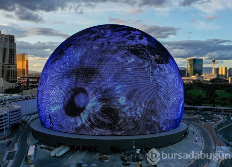 Las Vegas'ta dünyanın en büyük LED küresi MSG Sphere