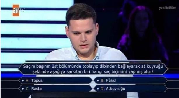 Kim Milyoner Olmak İster'de 1 Milyonluk Soru Açıldı!