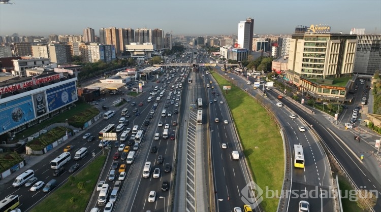İstanbul'da trafik yoğunluğu