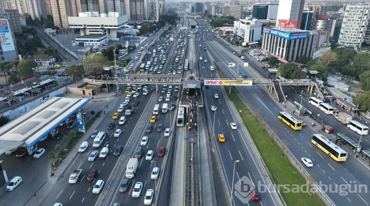 İstanbul'da trafik yoğunluğu