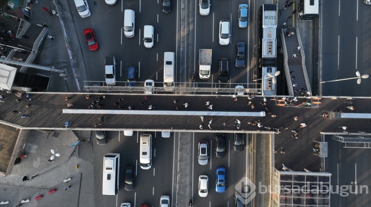 İstanbul'da trafik yoğunluğu