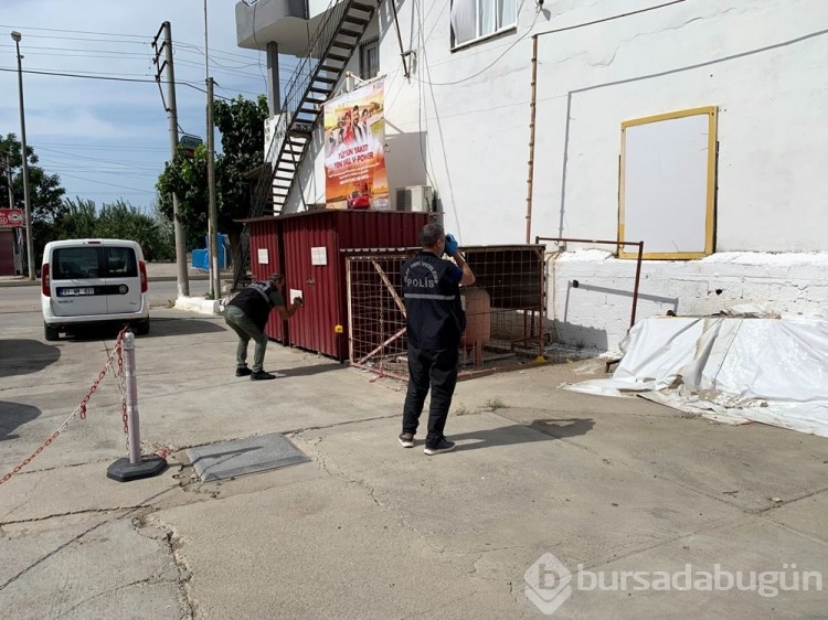 Akaryakıt istasyonunda kar maskeli saldırı