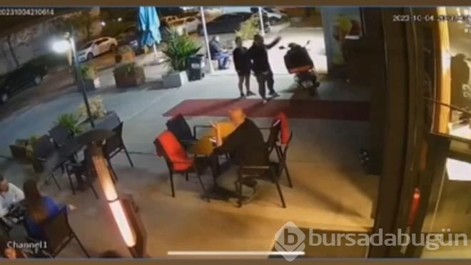 Uyaranlara tekme tokat saldırdı