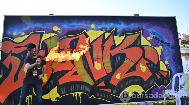 Bursa'da renkli Grafiti Şenliği: Şehre sanatsal bir dokunuş
