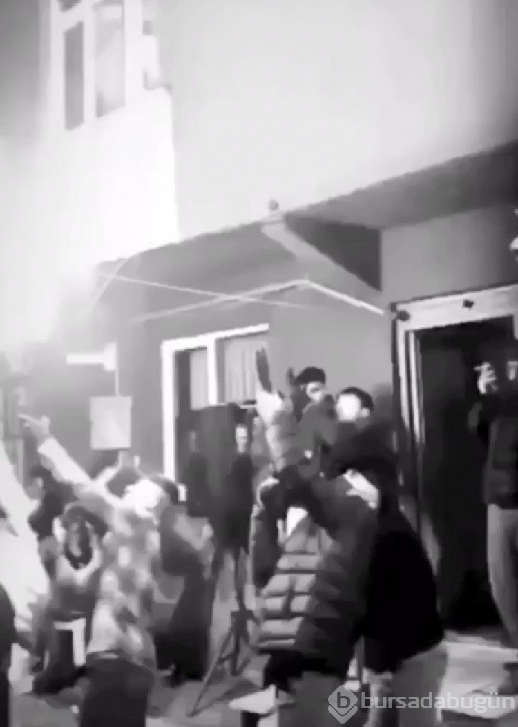 Bursa'da asker eğlencesinde maganda ateşi!