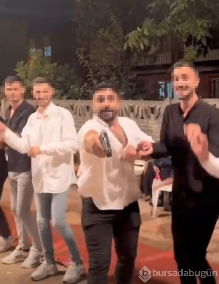 Bursa'da asker eğlencesinde maganda ateşi!
