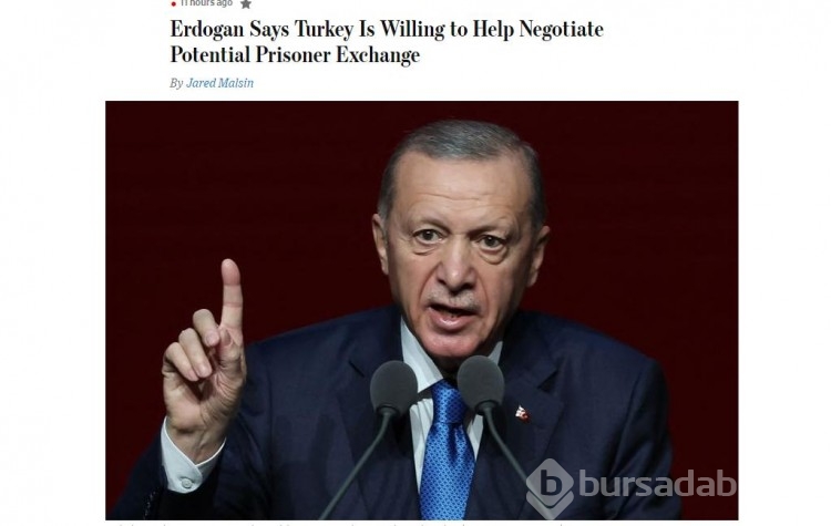 Erdoğan'ın açıklamaları dünya basınında: Türkiye barış için devrede