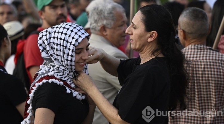 Brezilya'da Filistin'e destek gösterisi düzenlendi
