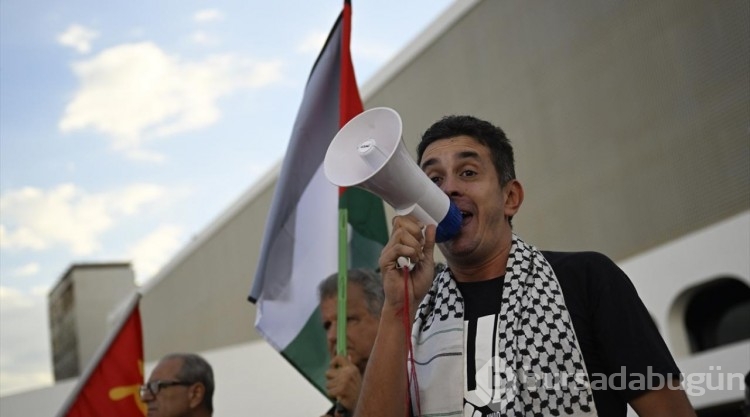Brezilya'da Filistin'e destek gösterisi düzenlendi
