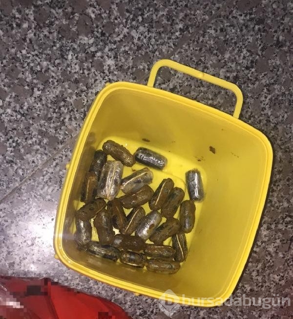 Bağırsaklarında uyuşturucu bulundu!