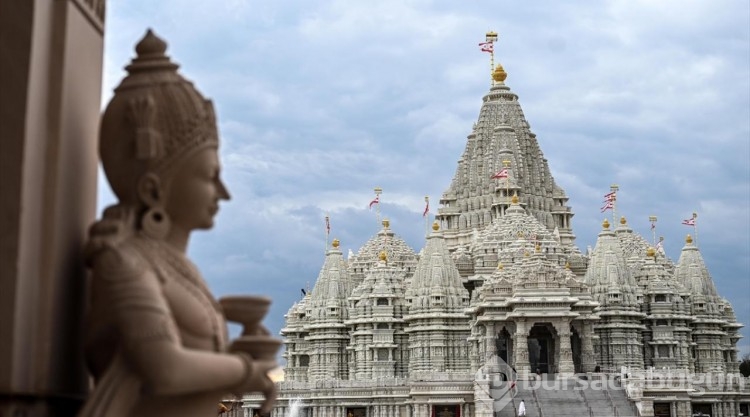 ABD'nin en büyük Hindu tapınağı, 12 yıllık inşa sürecinin ardından tamamlandı