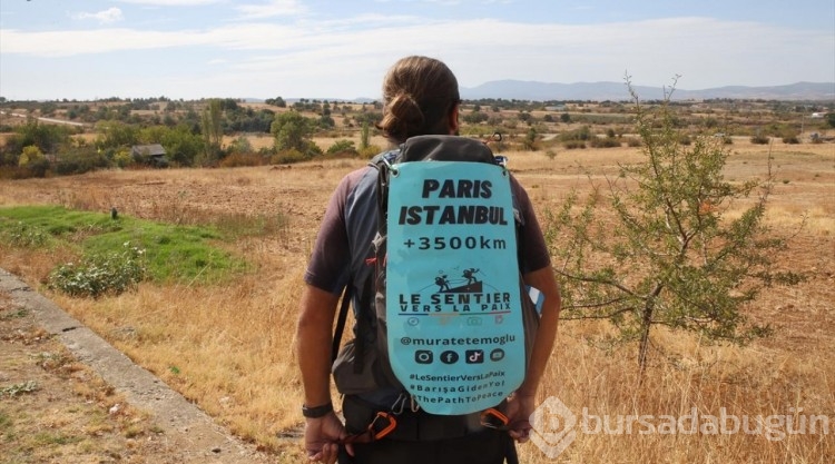 Paris'ten İstanbul'a yürüyen Türk, Yunanistan'a ulaştı
