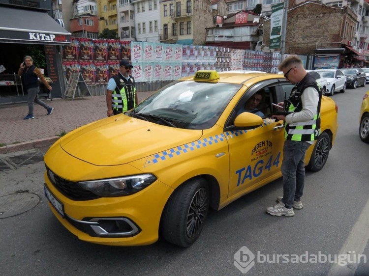 Kadıköy'de taksilere yönelik denetim