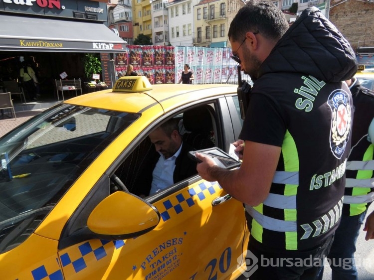 Kadıköy'de taksilere yönelik denetim