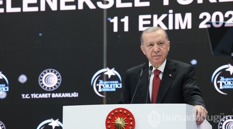 Cumhurbaşkanı Erdoğan, 26. Geleneksel Tüketici Ödülleri Törenine katıldı
