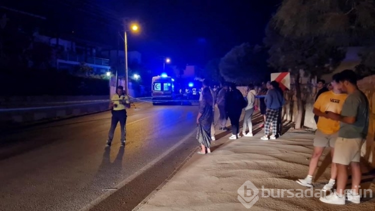 Bodrum'da feci motosiklet kazası