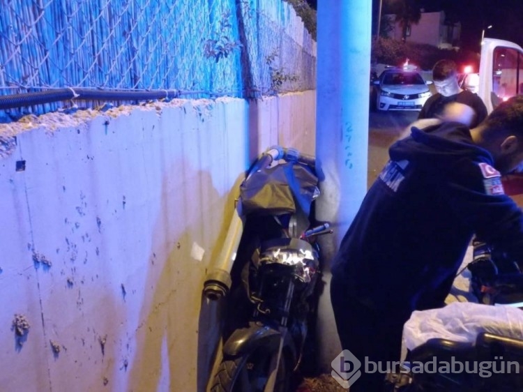 Bodrum'da feci motosiklet kazası
