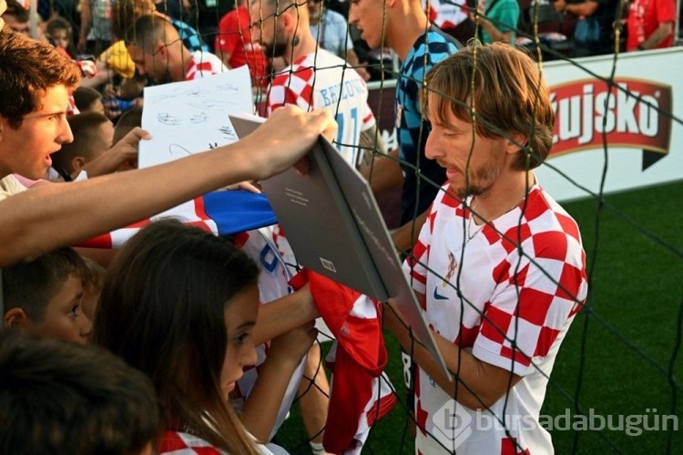 Hırvatistan'ın kaptanı Luka Modric Hırvatistan-Türkiye maçı öncesi açıklamalarda bulundu