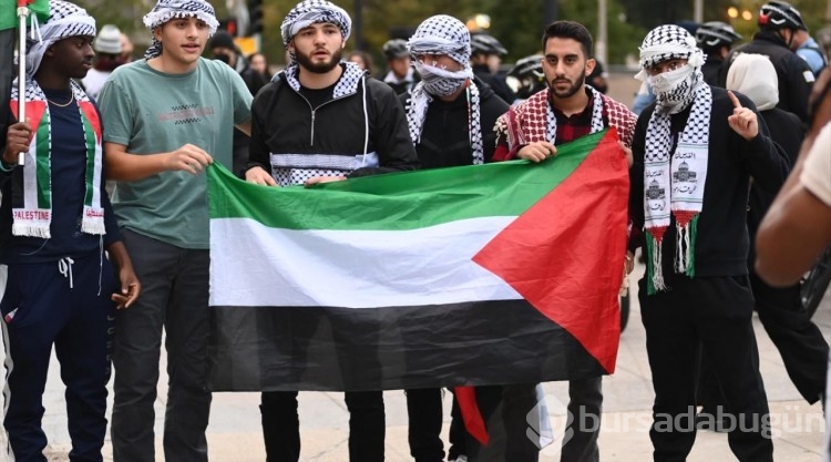 ABD'de Filistin'e destek gösterisi
