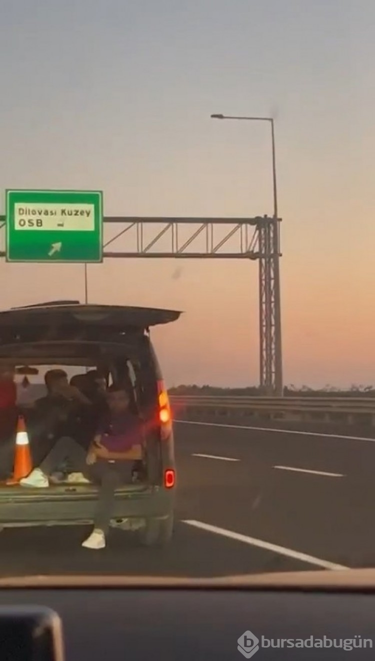 İstanbul-Bursa Otobanında bagajda yolculuk