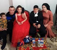 Mardin'de 8 ve 9 yaşlarındaki amca çocuklarının nişan törenine inceleme