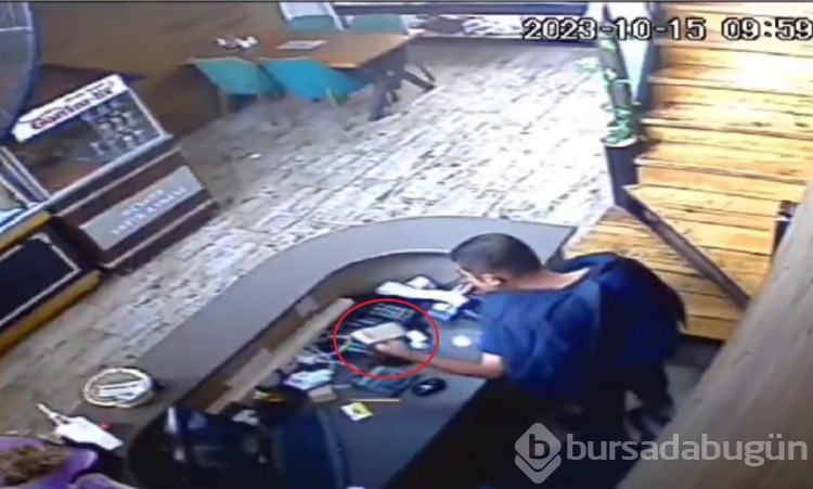 Bursa'da kebapçıya giren hırsız para bulamayınca bakın neyi çaldı