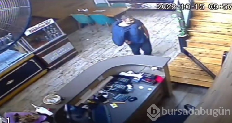 Bursa'da kebapçıya giren hırsız para bulamayınca bakın neyi çaldı