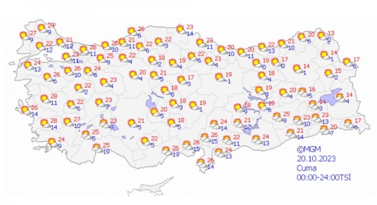 İstanbul dahil 14 il için sarı kodlu uyarı 
