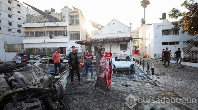 Gazze'deki hastane patlamasının ardından
