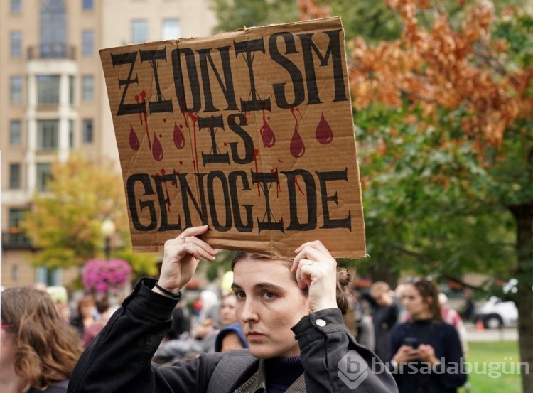 ABD'de Beyaz Saray önünde Filistin'e destek gösterisi: Netanyahu savaş suçlusudur