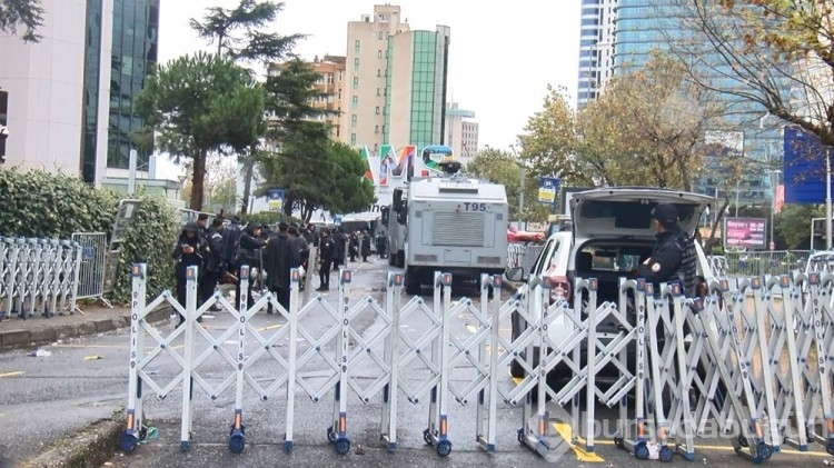İsrail Başkonsolosluğu'nda güvenlik önlemi
