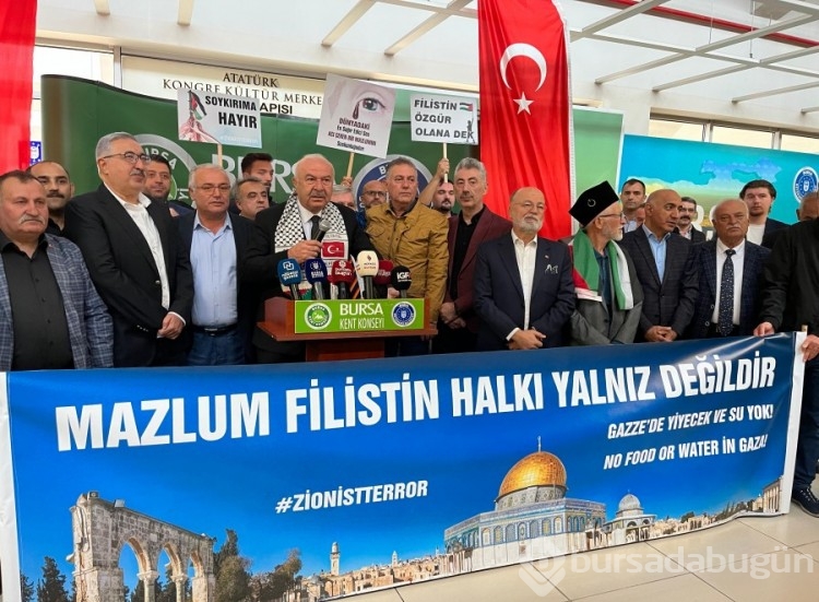 Bursa Kent Konseyi, Filistin için bir araya geldi