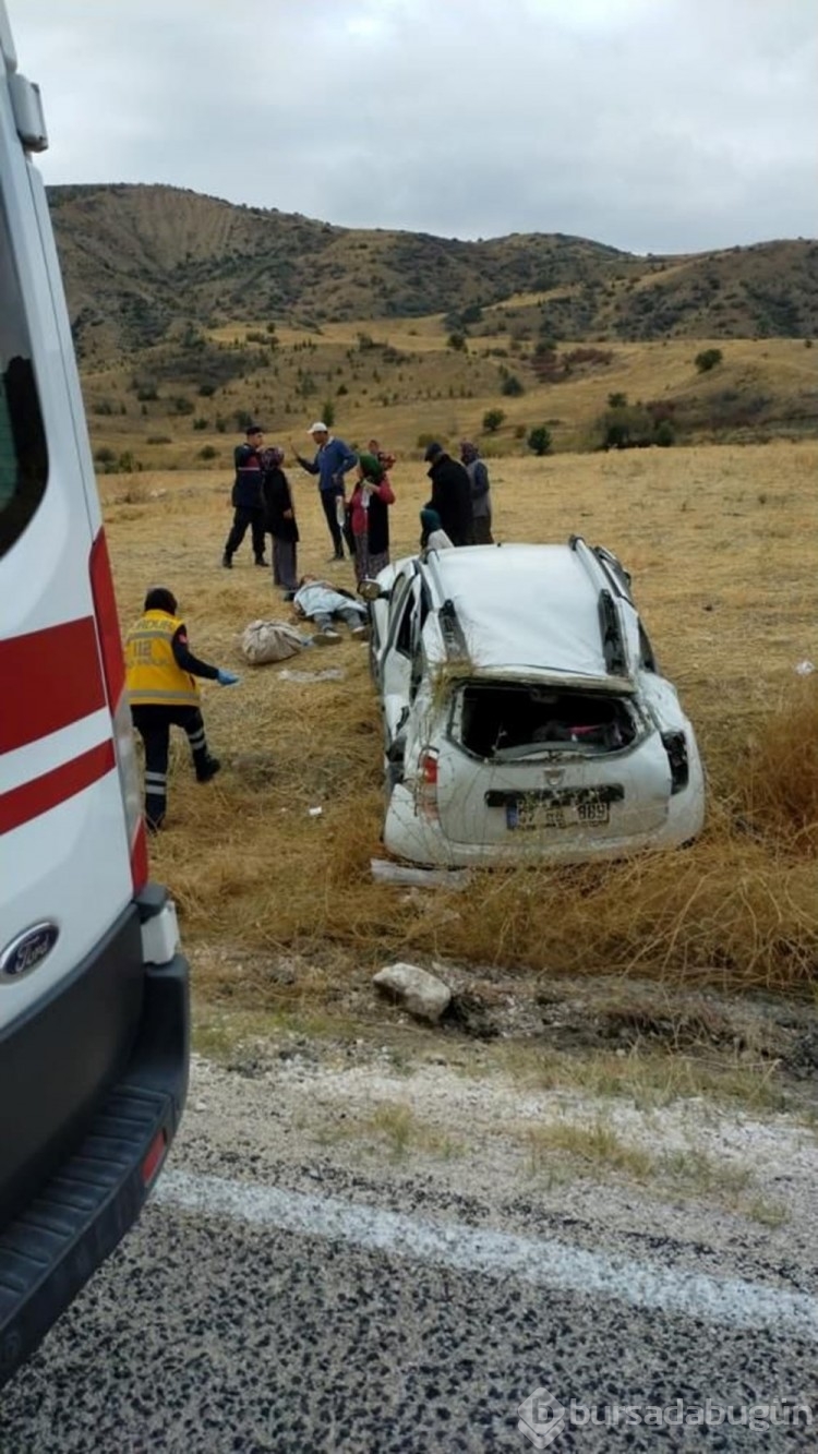 Yola fırlayan domuz kazaya neden oldu: 1 ölü, 4 yaralı
