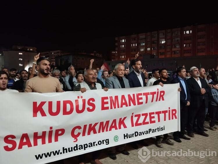 Diyarbakır ve Mardin'de İsrail protestosu

