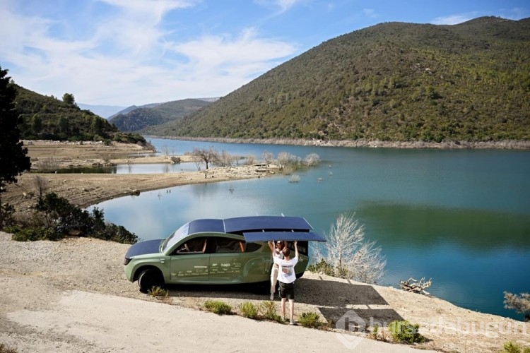 Güneş enerjisiyle arazide 1000 kilometre
