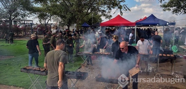 İşte İsrail askerlerinin kamp görüntüleri!
