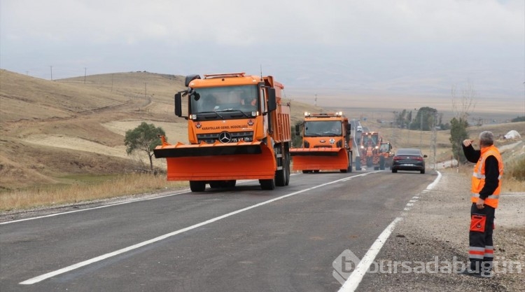 Erzurum ve Ağrı'da karla mücadele ekipleri kışa hazır
