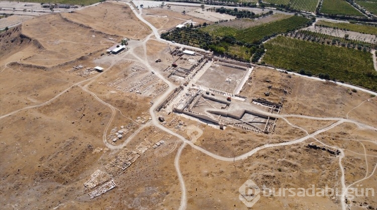 Denizli'deki antik kentte Kurtuluş Savaşı döneminden kalma siper bulundu
