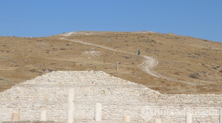 Denizli'deki antik kentte Kurtuluş Savaşı döneminden kalma siper bulundu
