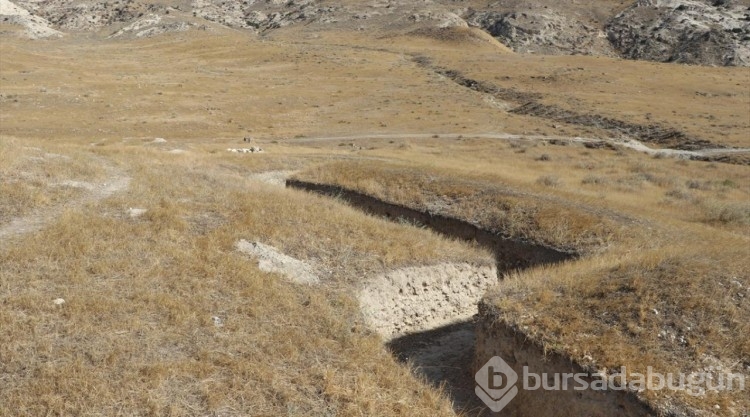 Denizli'deki antik kentte Kurtuluş Savaşı döneminden kalma siper bulundu

