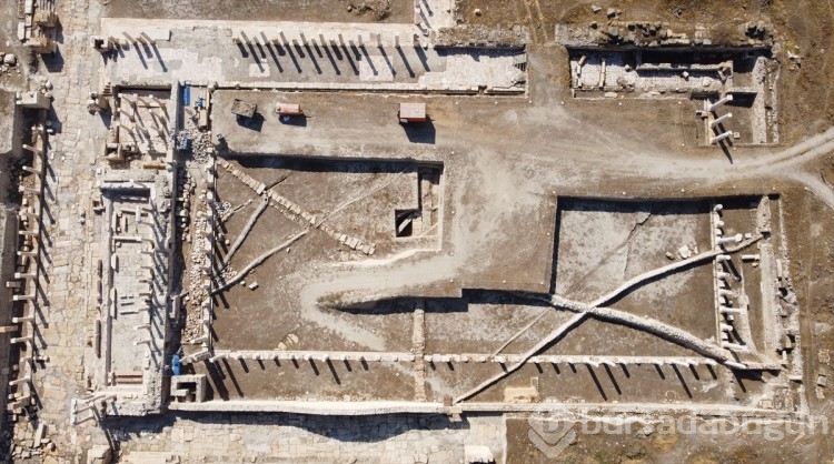 Denizli'deki antik kentte Kurtuluş Savaşı döneminden kalma siper bulundu
