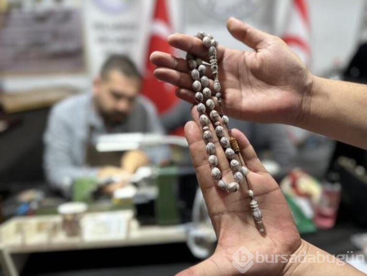Tespih ve Doğal Taşlar Fuarı'nda 50 bin dolarlık heykele ilgi
