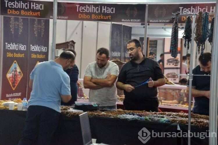 Tespih ve Doğal Taşlar Fuarı'nda 50 bin dolarlık heykele ilgi
